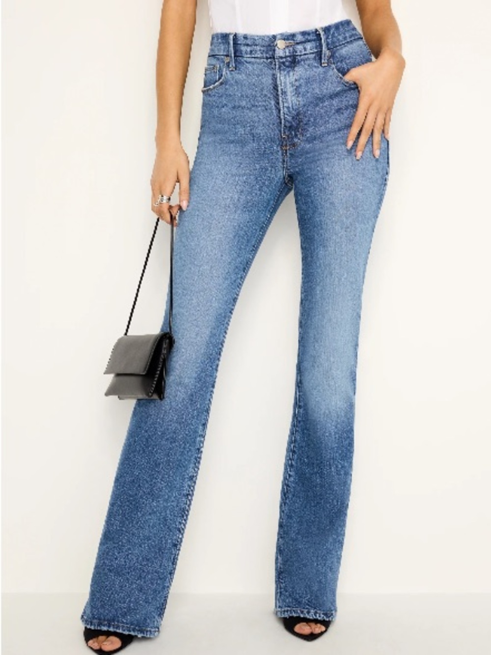 Good American Good Classic Bootcut Jeans